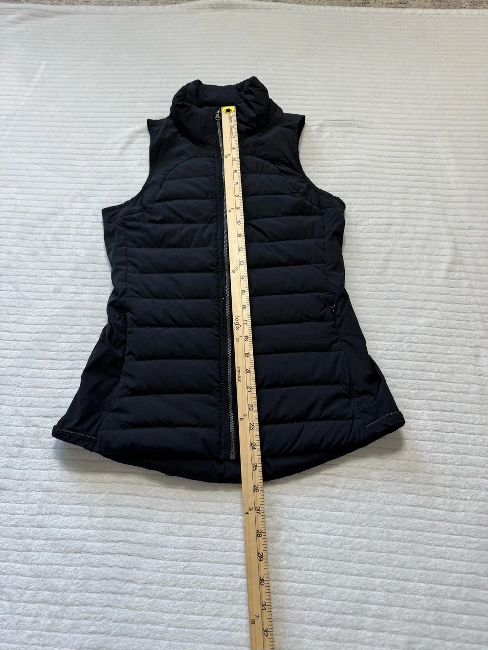 lululemon athletica Black Quilted-Back Sleeveless Vest